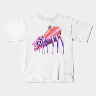 Desert Arocknid: Pink Kids T-Shirt